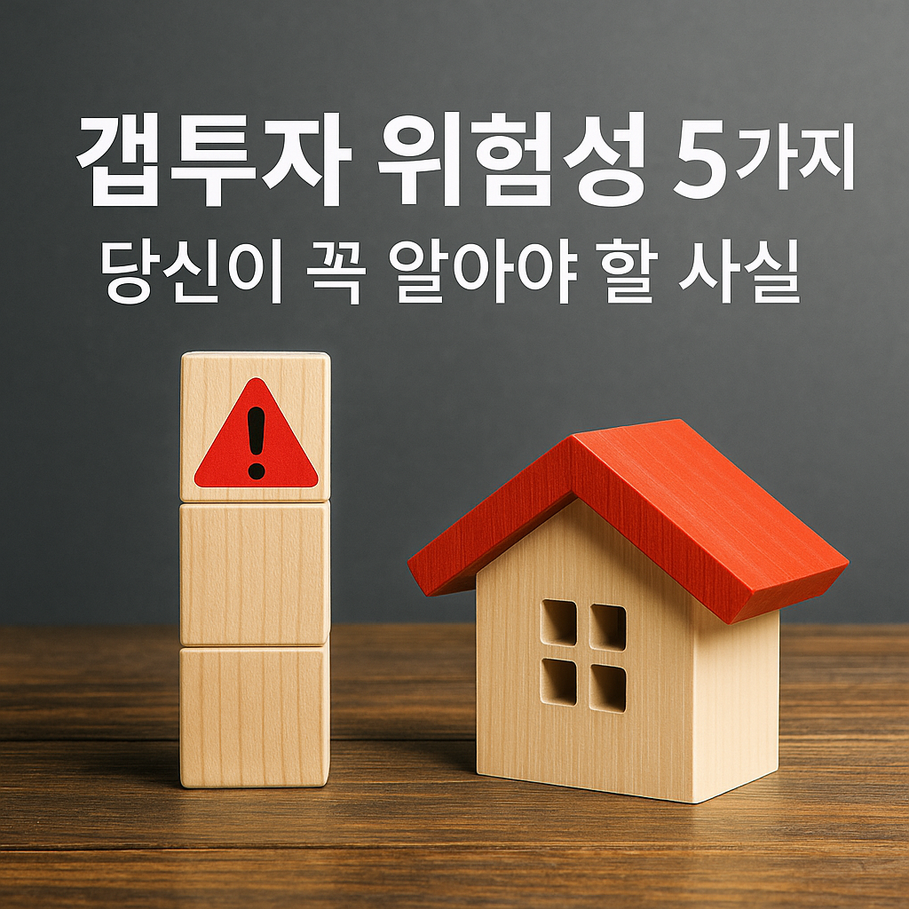 Illustration of 갭투자 위험성 5가지: 당신이 꼭 알아야 할 사실
