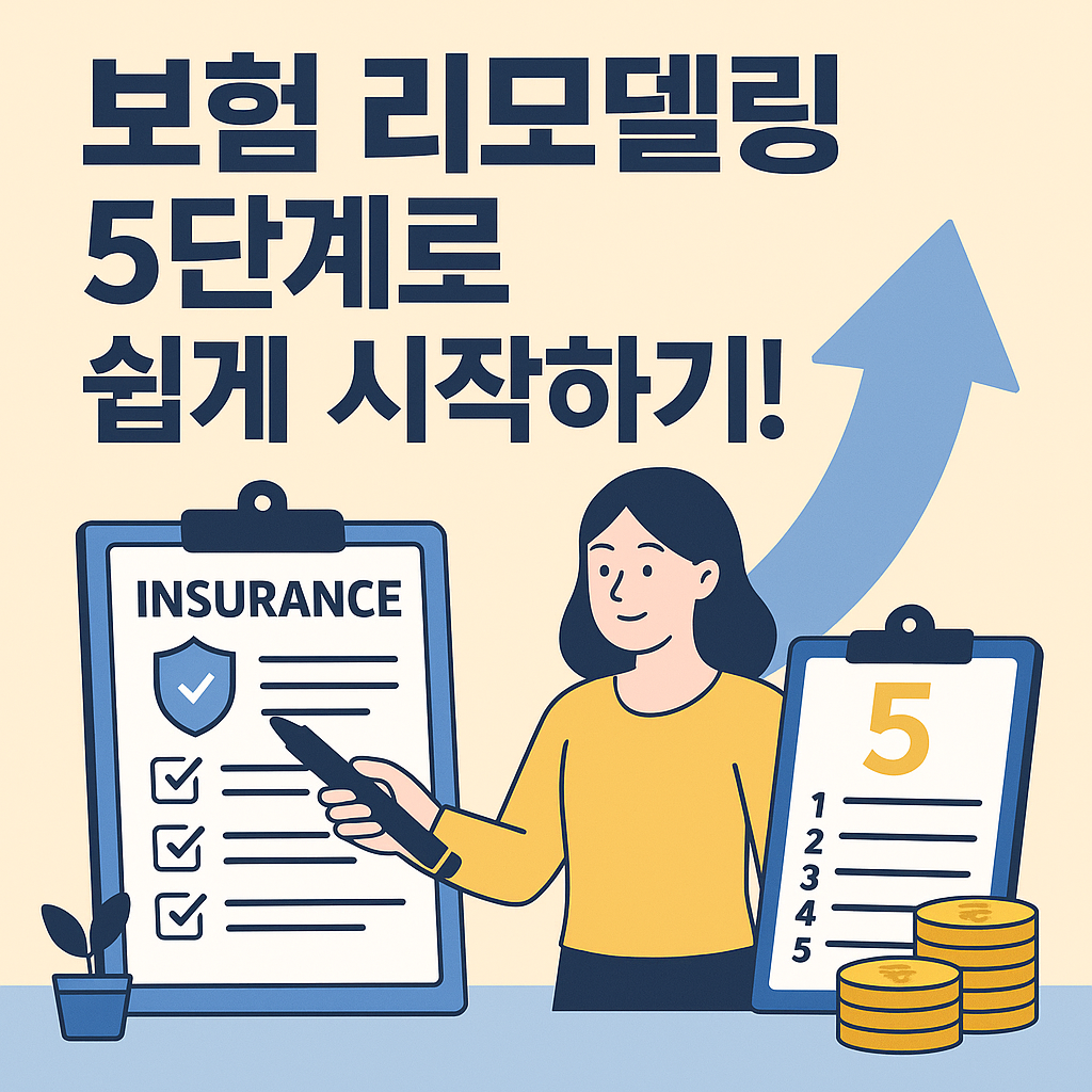 보험 리모델링 5단계로 쉽게 시작하기!
