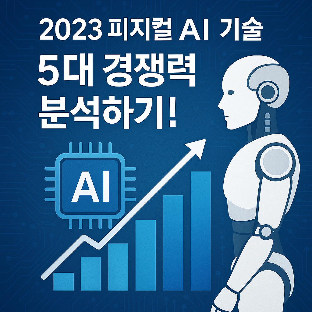 Illustration of 2023 피지컬 AI 기술, 5대 경쟁력 분석하기!