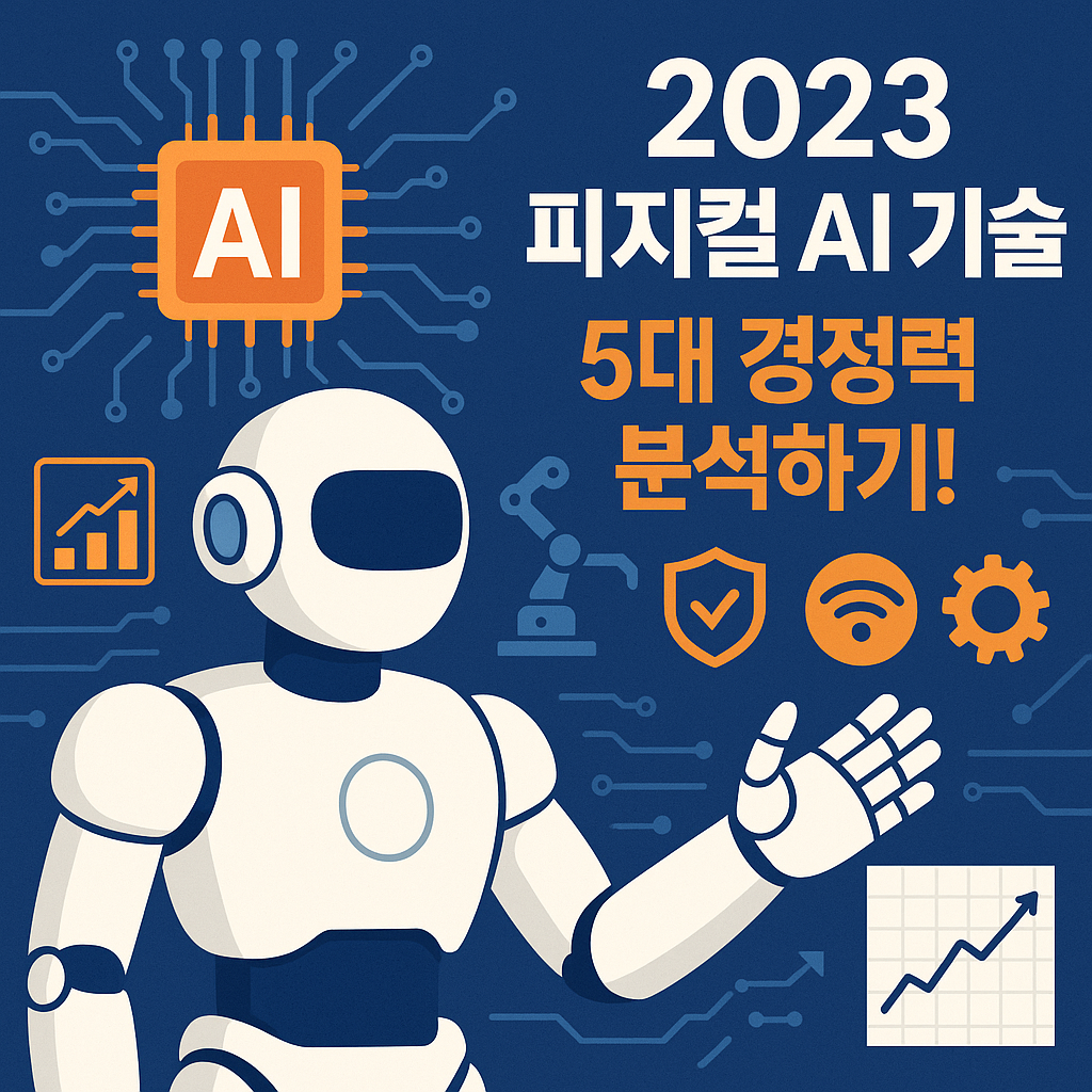 2023 피지컬 AI 기술, 5대 경쟁력 분석하기!