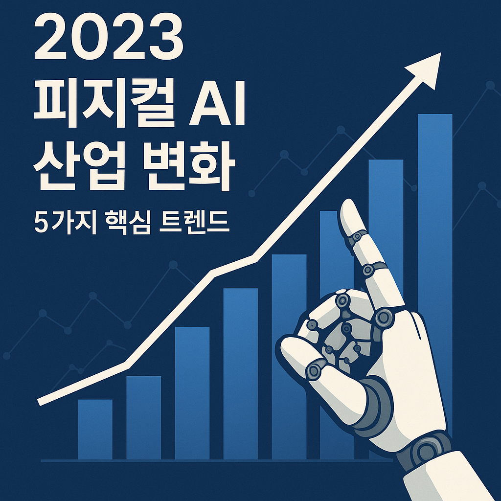 Illustration of 2023 피지컬 AI 산업 변화: 5가지 핵심 트렌드
