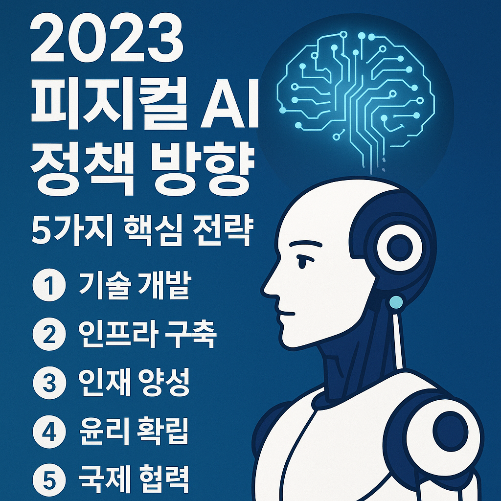 Illustration of 2023 피지컬 AI 정책 방향: 5가지 핵심 전략