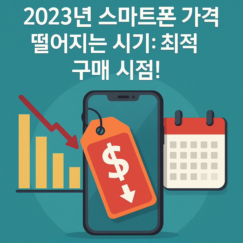 Illustration of 2023년 스마트폰 가격 떨어지는 시기: 최적 구매 시점!