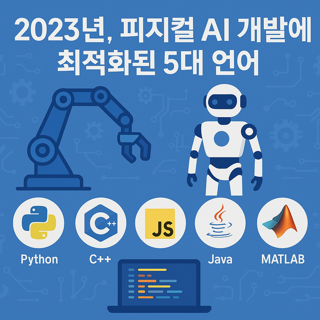 Illustration of 2023년, 피지컬 AI 개발에 최적화된 5대 언어