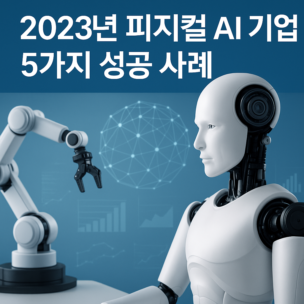 Illustration of 2023년 피지컬 AI 기업 5가지 성공 사례