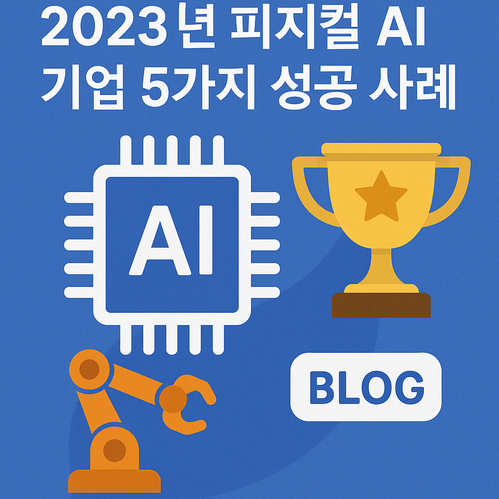 2023년 피지컬 AI 기업 5가지 성공 사례