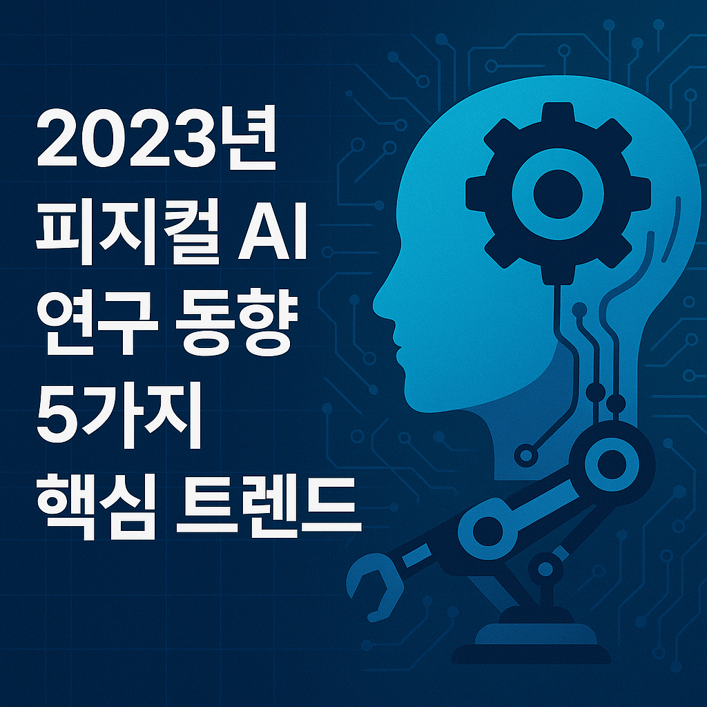 2023년 피지컬 AI 연구 동향 5가지 핵심 트렌드