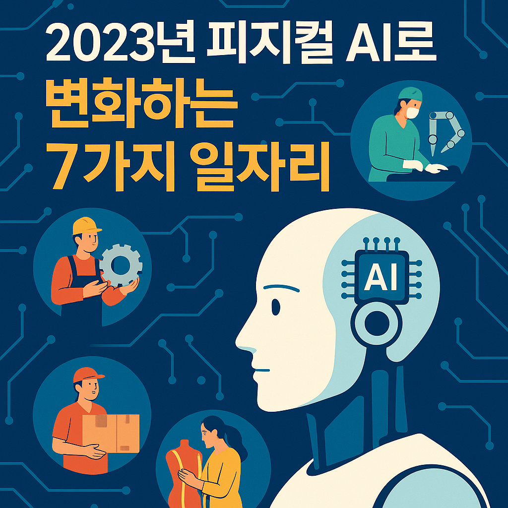 2023년 피지컬 AI로 변화하는 7가지 일자리