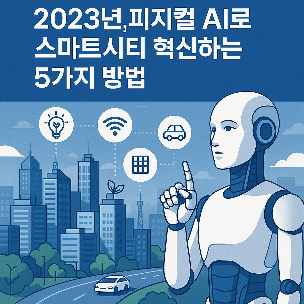 2023년, 피지컬 AI로 스마트시티 혁신하는 5가지 방법
