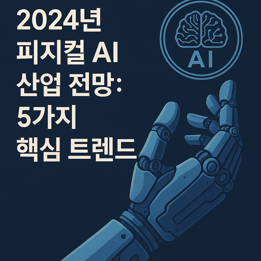Illustration of 2024년 피지컬 AI 산업 전망: 5가지 핵심 트렌드