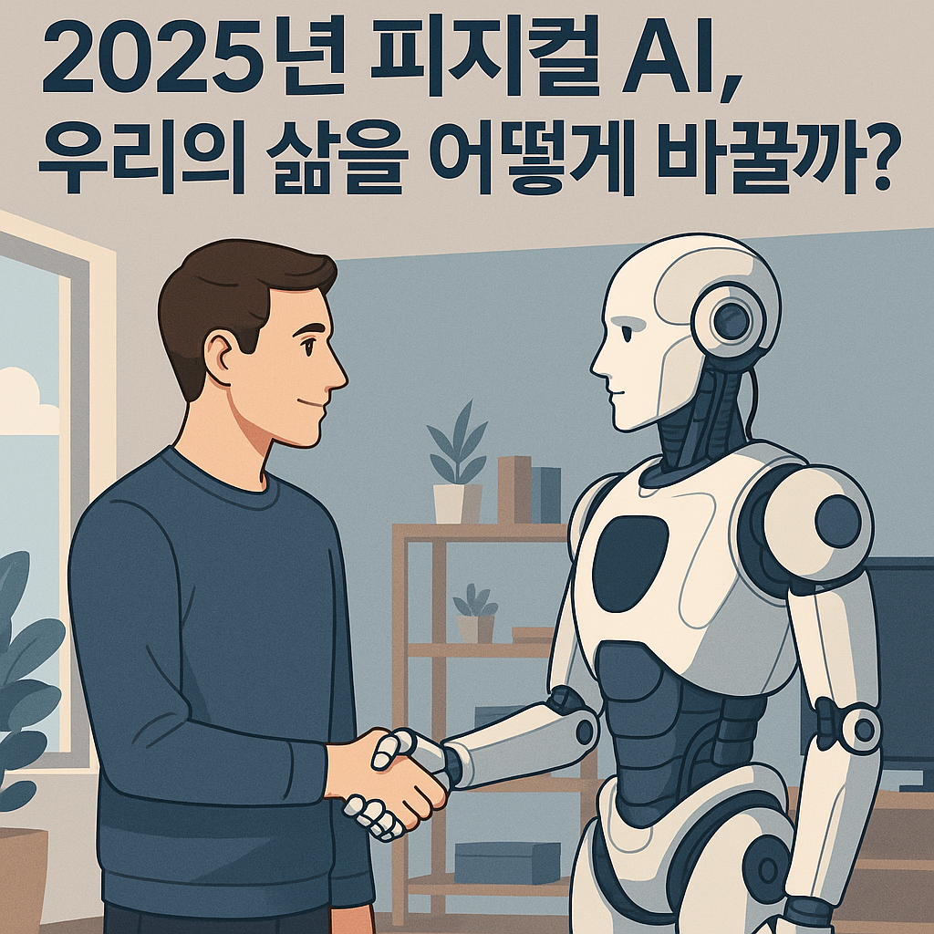 Illustration of 2025년 피지컬 AI, 우리의 삶을 어떻게 바꿀까?