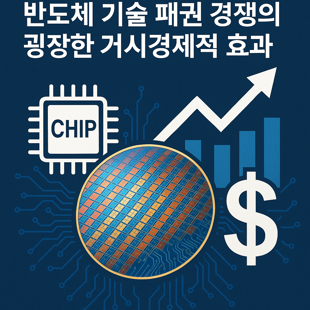 Additional Illustration of 세계 이슈: 반도체 기술 패권 경쟁의 굉장한 거시경제적 효과