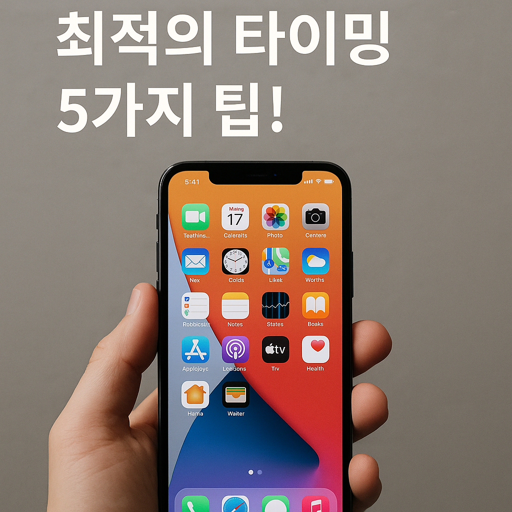 Illustration of 아이폰 구매 시기: 최적의 타이밍 5가지 팁!