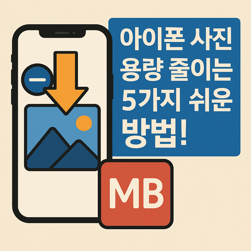 아이폰 사진 용량 줄이기: 저장 공간 부족을 해결하는 5가지 전문 가이드
