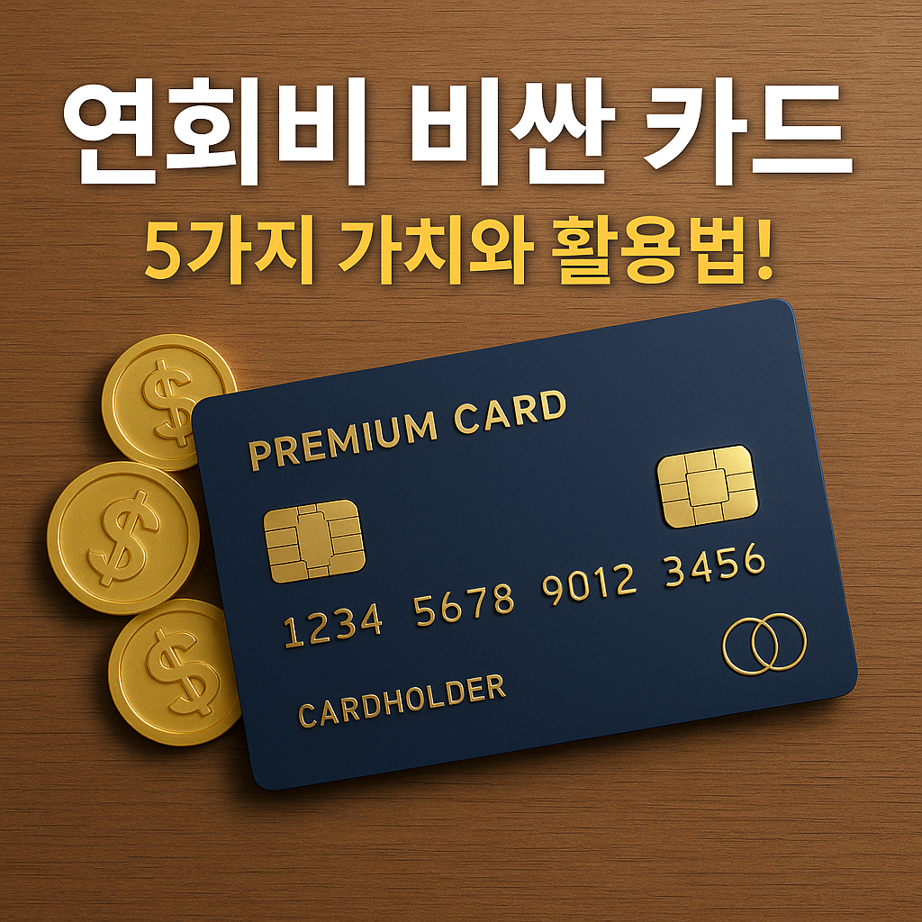 연회비 비싼 카드, 5가지 가치와 활용법!