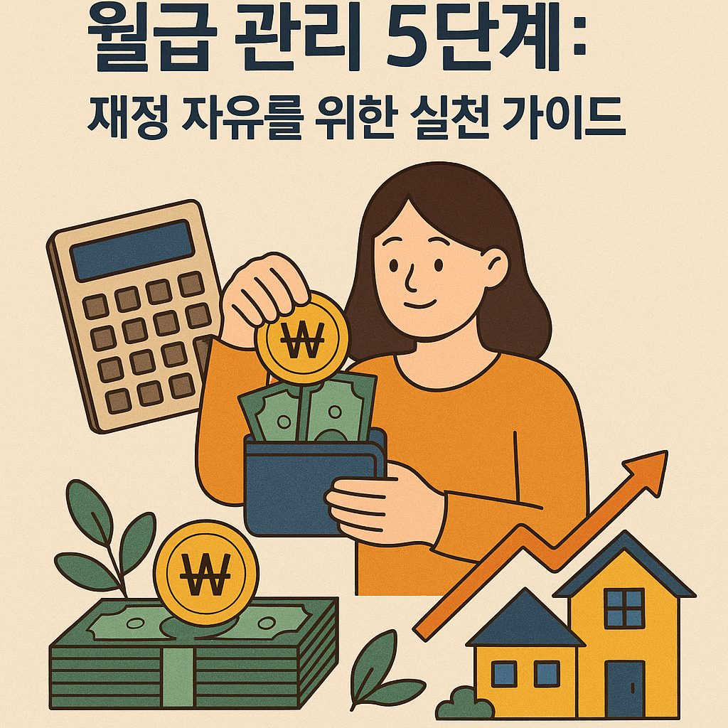 월급 관리 5단계 가이드: 재정적 자유를 위한 자산 배분 전략