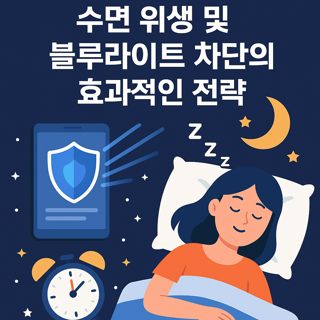 일상 정보: 수면 위생 및 블루라이트 차단의 효과적인 전략