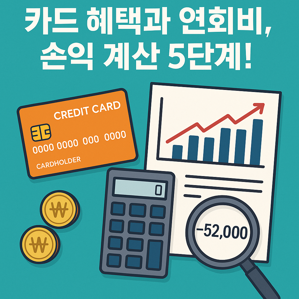 카드 혜택 및 연회비 최적화: 정량적 손익 계산을 위한 5단계 프레임워크