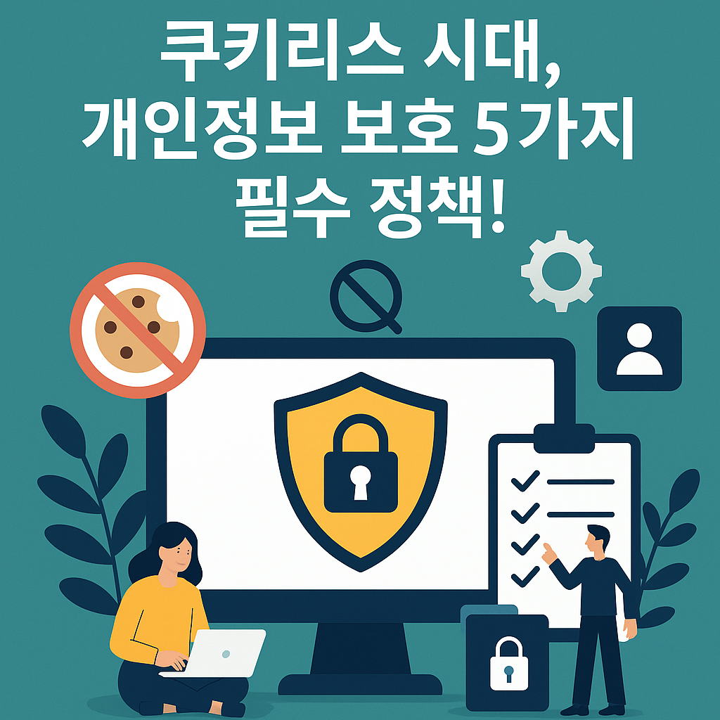 쿠키리스 시대 개인정보 보호 정책 5가지: 데이터 거버넌스 가이드
