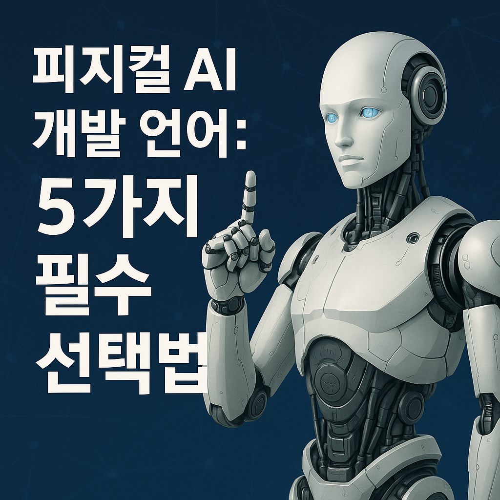 Illustration of 피지컬 AI 개발 언어: 5가지 필수 선택법!