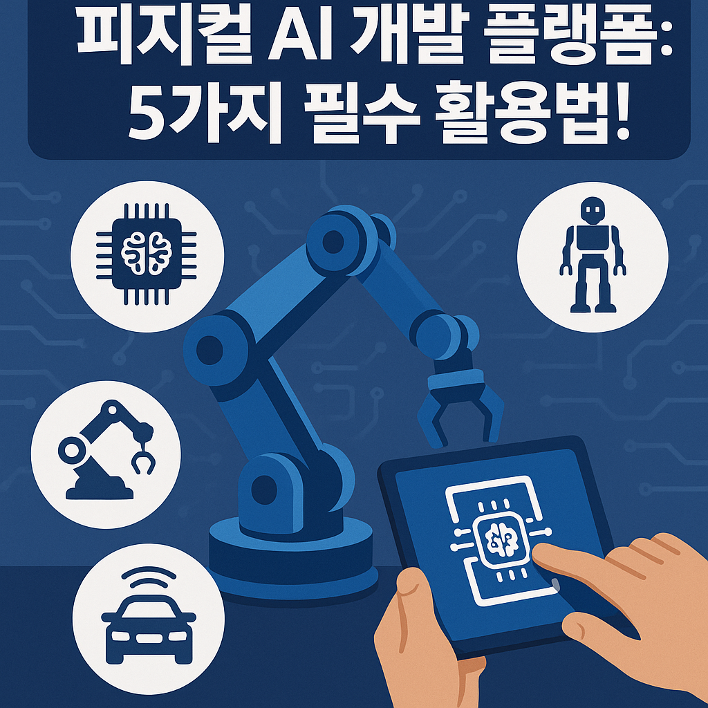 Illustration of 피지컬 AI 개발 플랫폼: 5가지 필수 활용법!