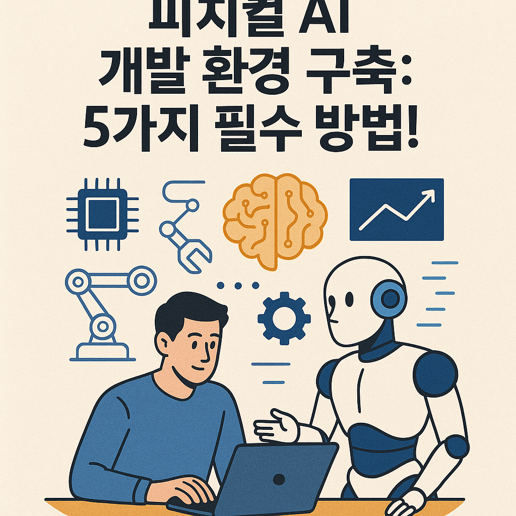 Illustration of 피지컬 AI 개발 환경 구축: 5가지 필수 방법!