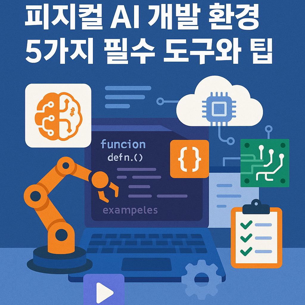 피지컬 AI 개발 도구: 시스템 고도화를 위한 5가지 필수 아키텍처와 활용 팁