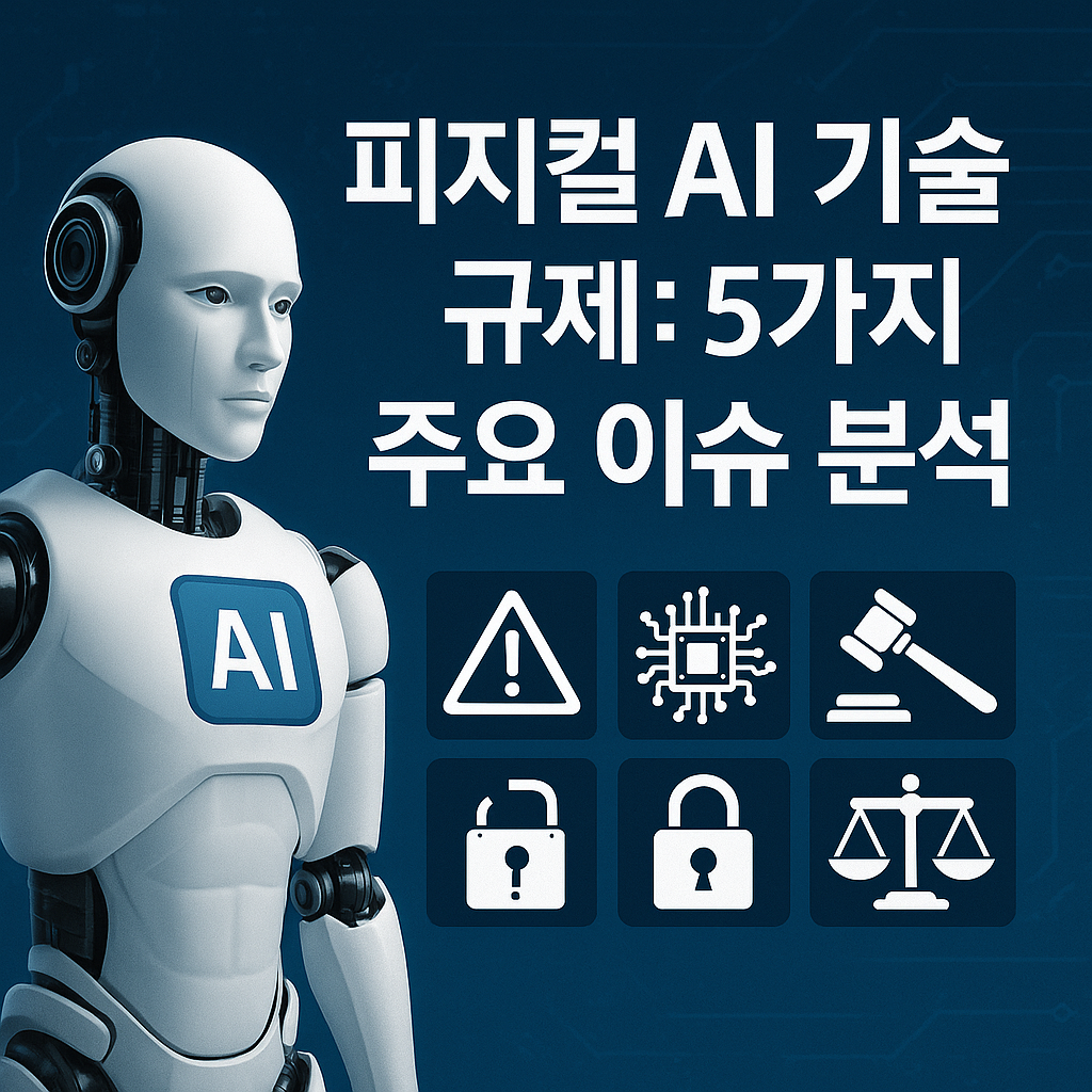 Illustration of 피지컬 AI 기술 규제: 5가지 주요 이슈 분석