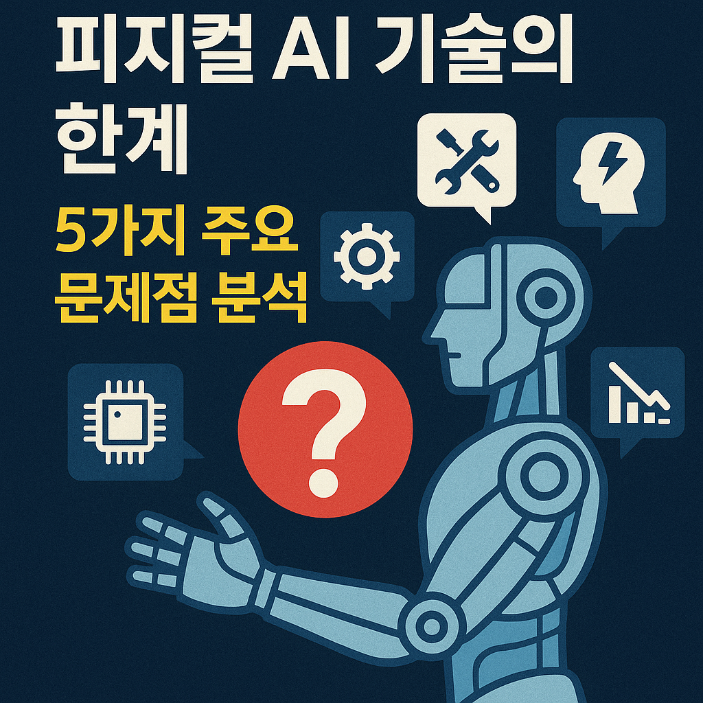 Illustration of 피지컬 AI 기술의 한계: 5가지 주요 문제점 분석