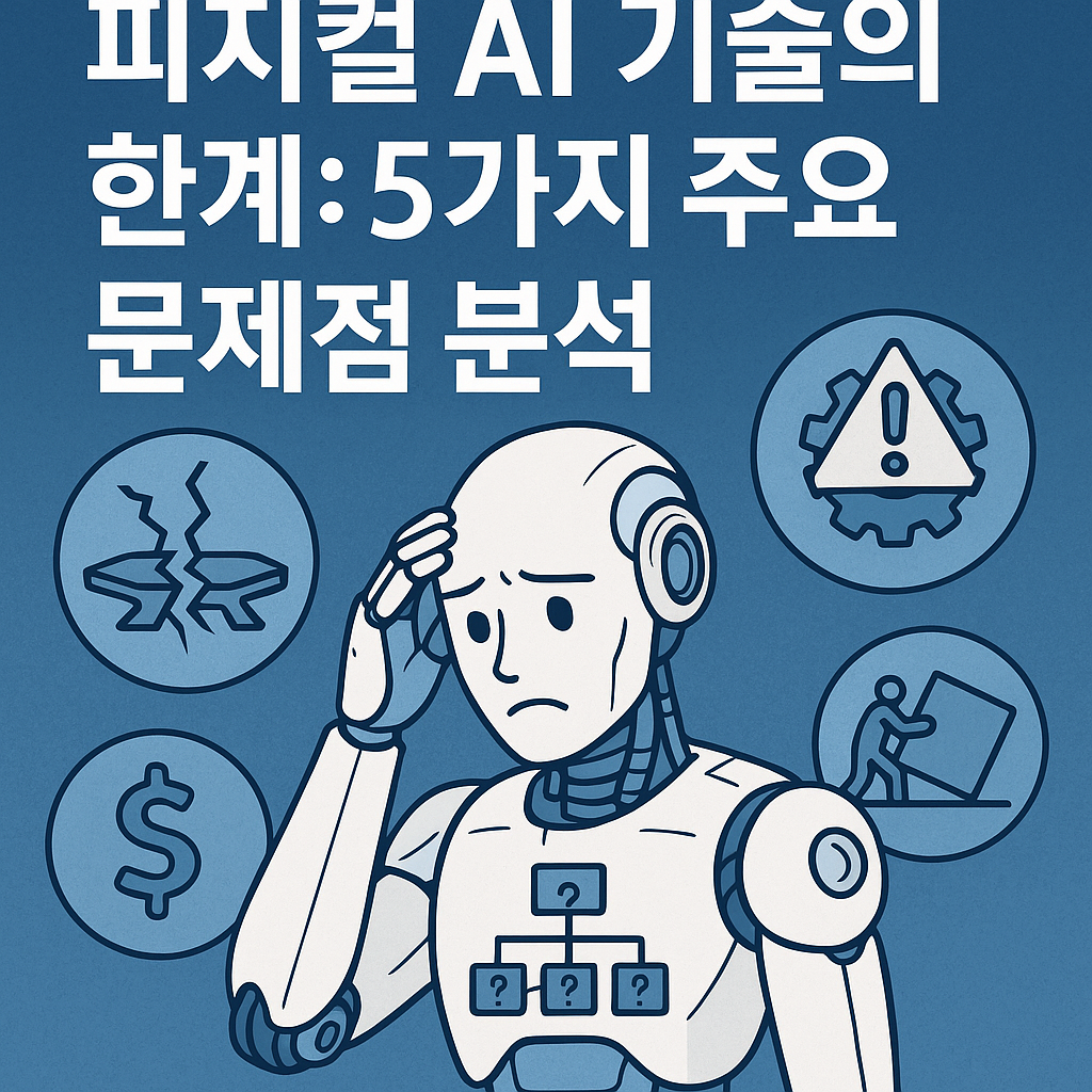 피지컬 AI 기술의 한계: 실세계 구현을 가로막는 5가지 핵심 기전 분석