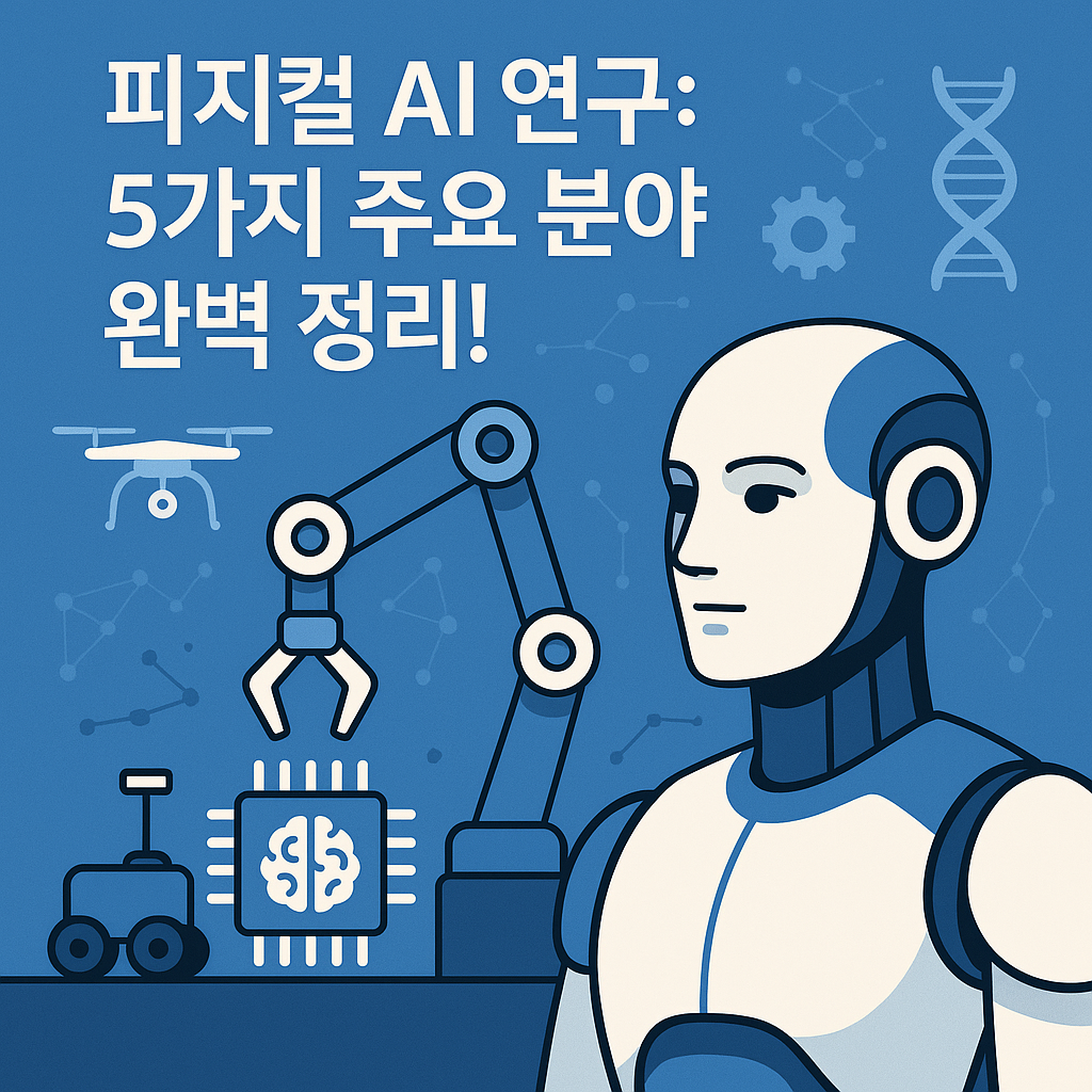 피지컬 AI 연구 분야: 미래 지능형 시스템을 선도하는 5가지 핵심 도메인 분석