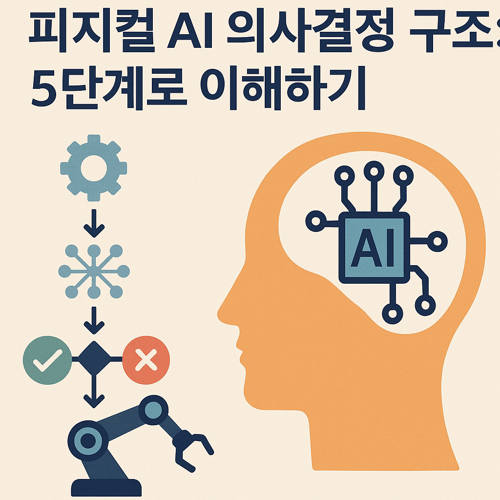 피지컬 AI 의사결정 구조: 자율 제어를 구현하는 5단계 전문 프로세스 분석