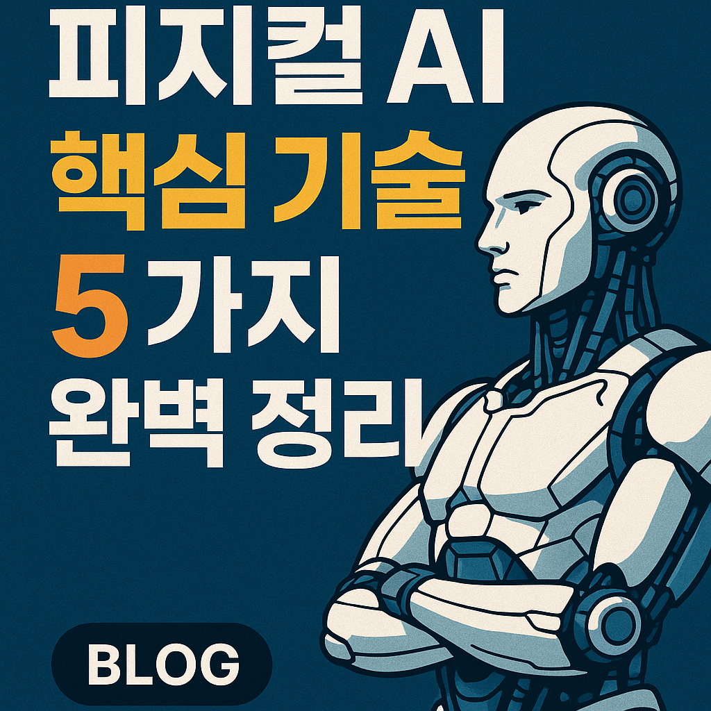 피지컬 AI 핵심 기술: 미래 산업을 혁신할 5가지 지능형 솔루션
