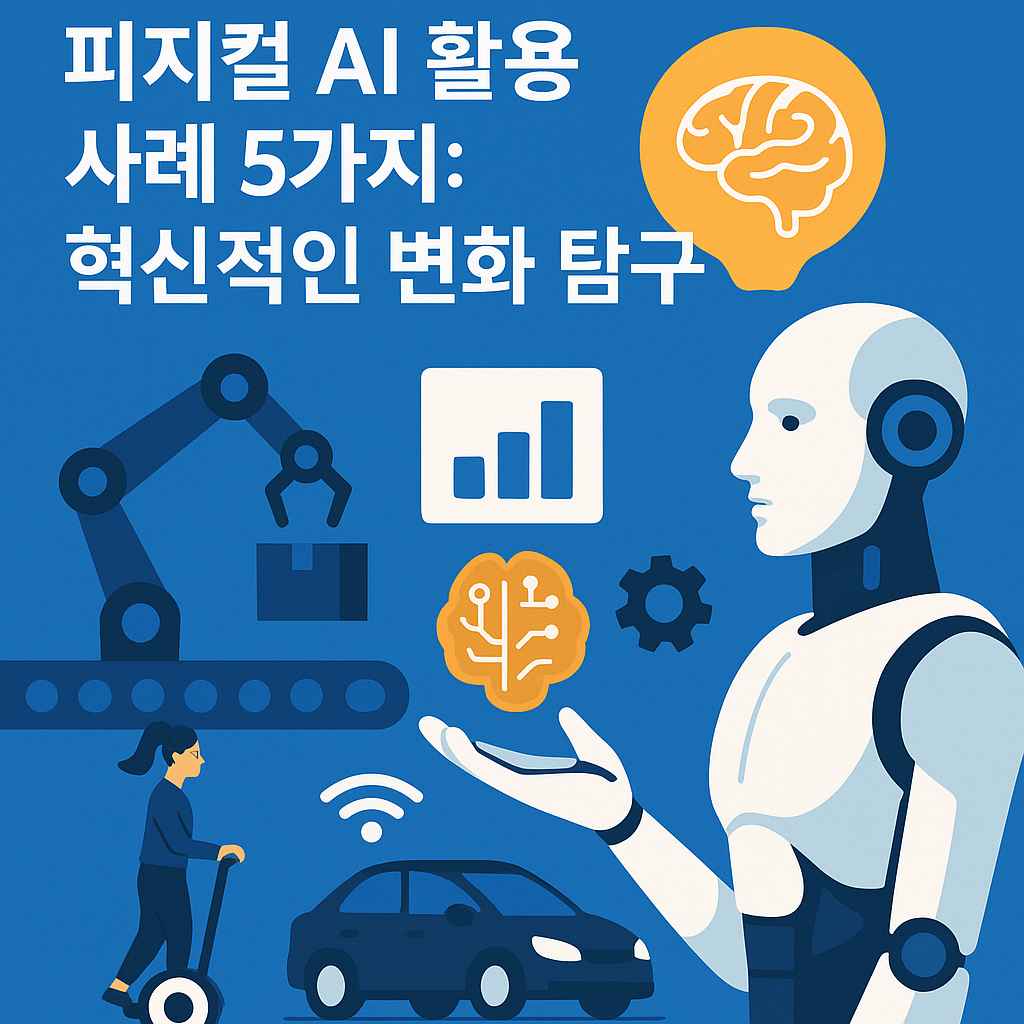피지컬 AI 활용 사례 5가지: 현실 세계를 바꾸는 지능형 기술 분석