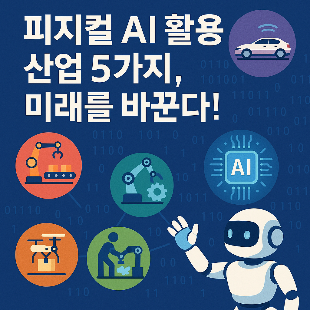 피지컬 AI 활용 산업: 미래 생산성을 혁신하는 5가지 핵심 기술 도메인 분석