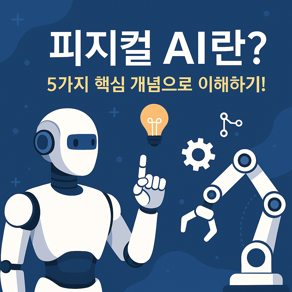 Illustration of 피지컬 AI란? 5가지 핵심 개념으로 이해하기!