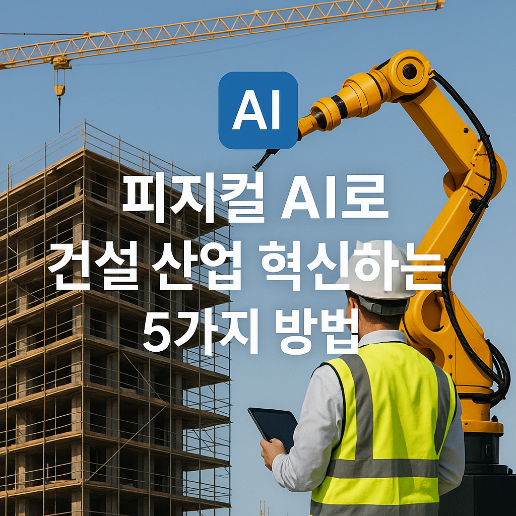 피지컬 AI 건설 혁신: 스마트 시공과 현장 안전을 위한 5가지 전문 공학 전략