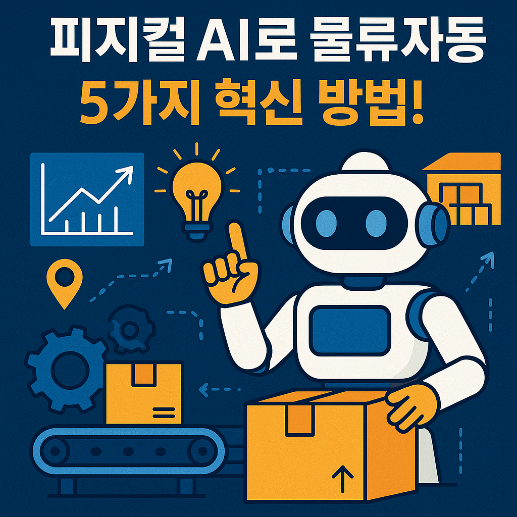 피지컬 AI 물류 자동화: 스마트 창고와 공급망 혁신을 위한 5가지 핵심 방법