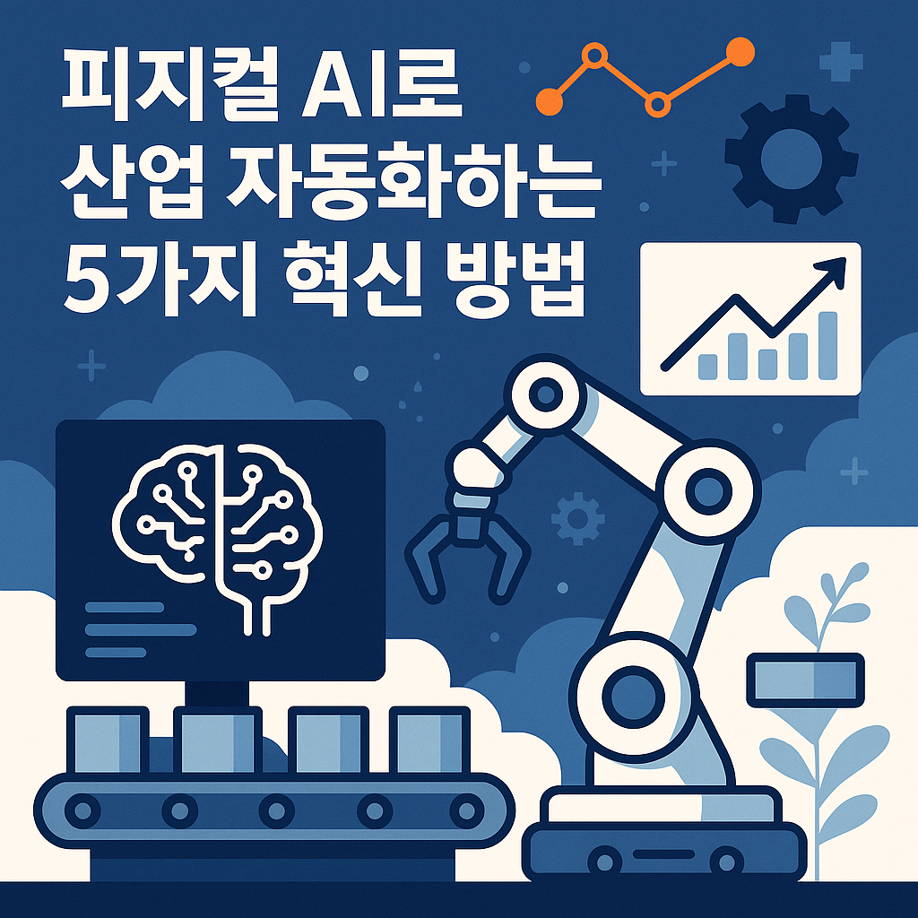 피지컬 AI 산업 자동화: 스마트 팩토리 혁신을 위한 5가지 전문 가이드