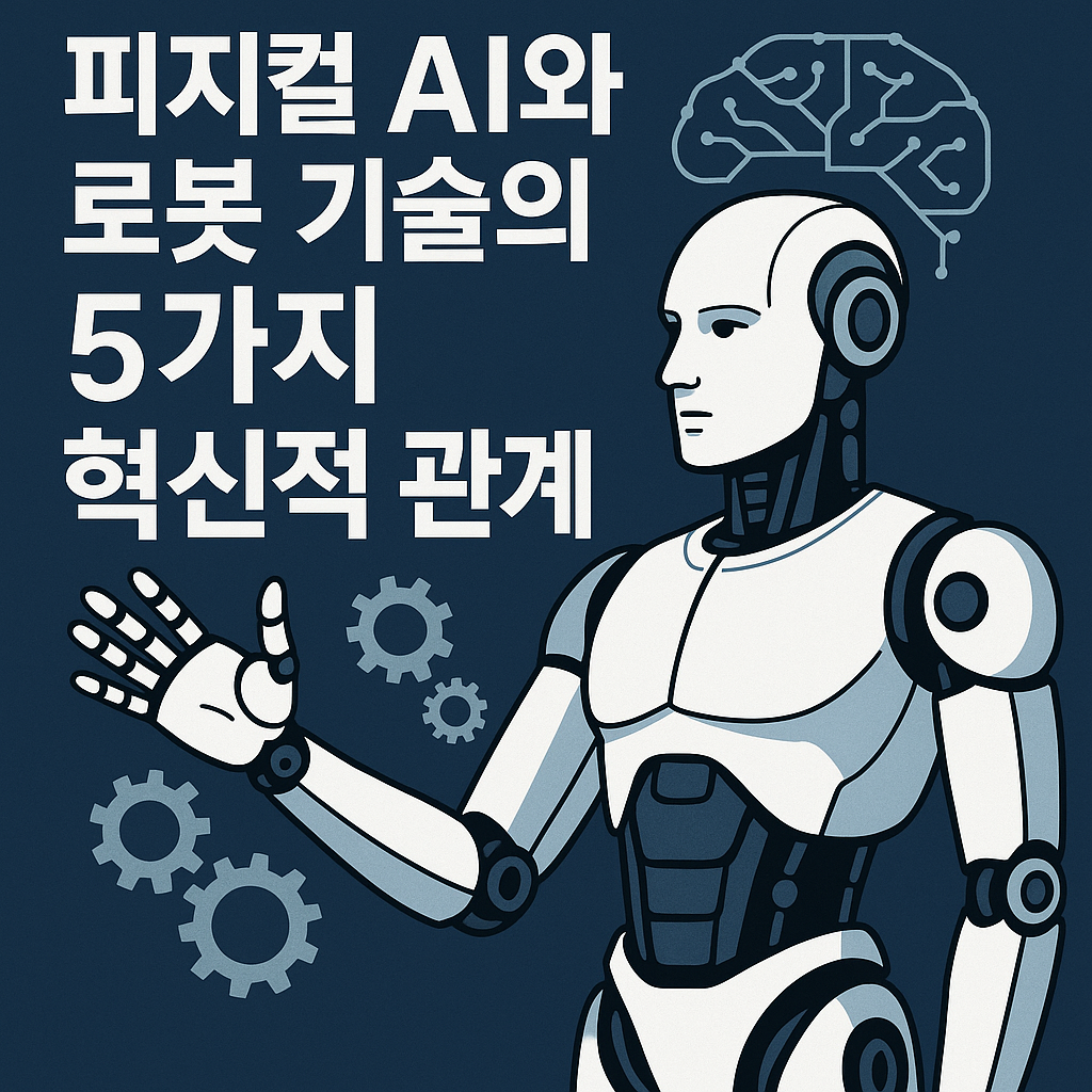Illustration of 피지컬 AI와 로봇 기술의 5가지 혁신적 관계