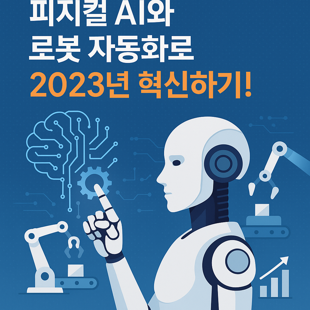 Illustration of 피지컬 AI와 로봇 자동화로 2023년 혁신하기!