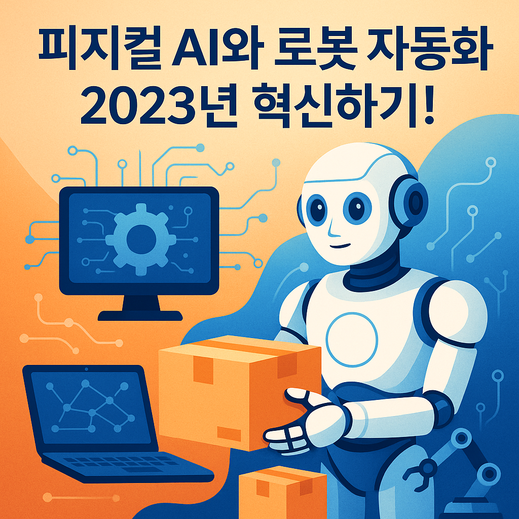 피지컬 AI 로봇 자동화: 2023년 산업 지형을 바꾸는 혁신 가이드