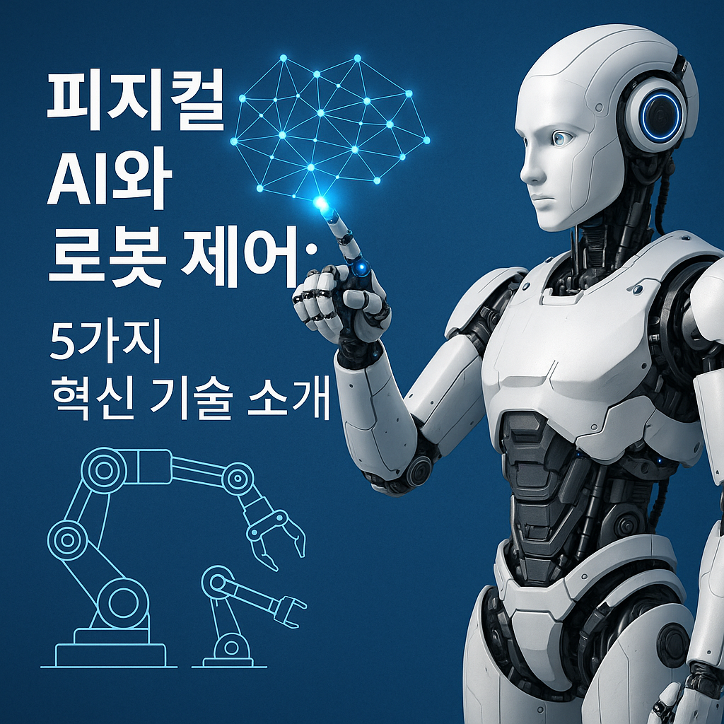 Illustration of 피지컬 AI와 로봇 제어: 5가지 혁신 기술 소개