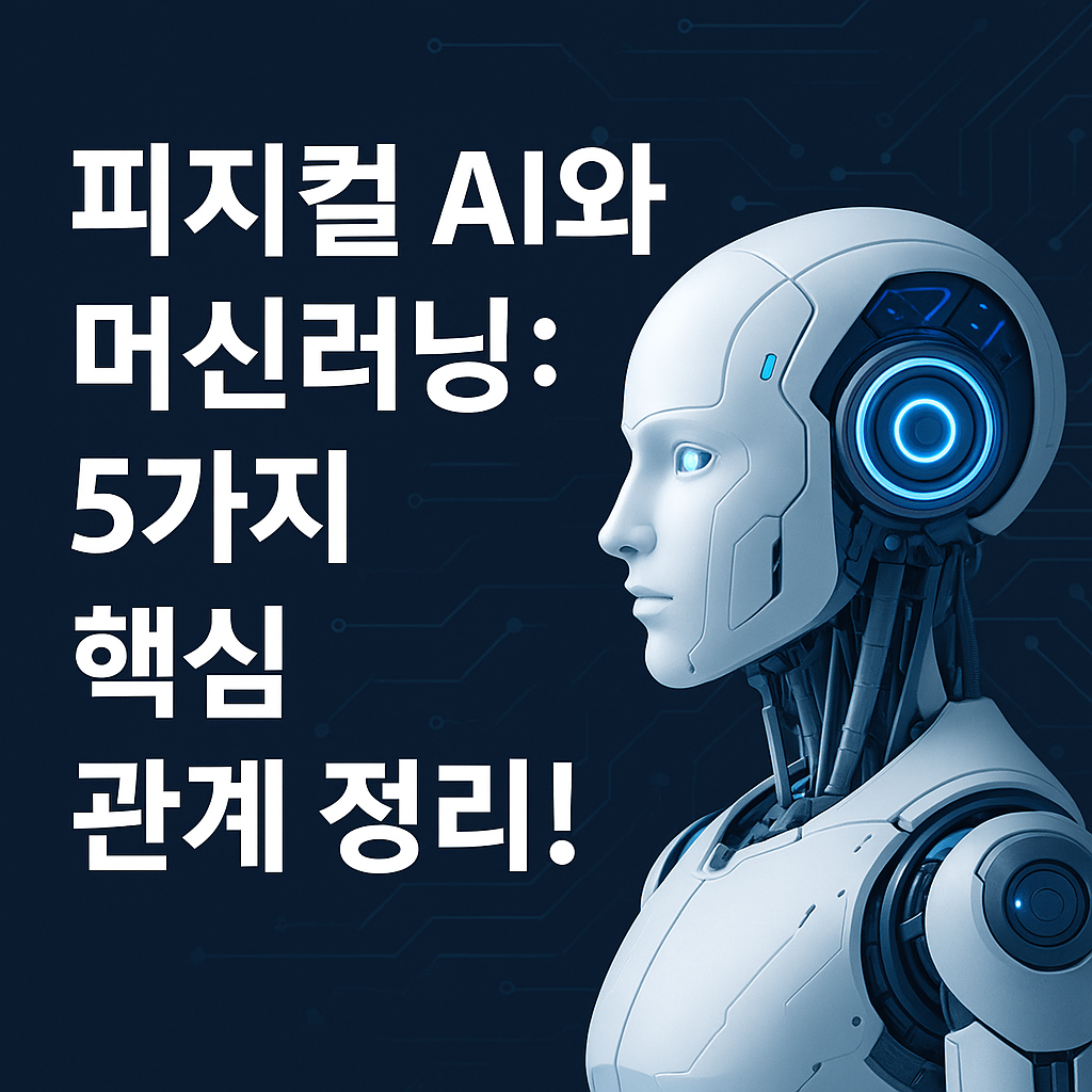 Illustration of 피지컬 AI와 머신러닝: 5가지 핵심 관계 정리!