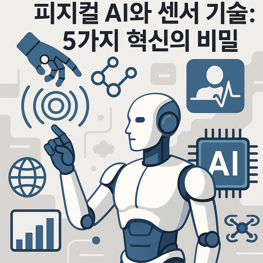 Illustration of 피지컬 AI와 센서 기술: 5가지 혁신의 비밀