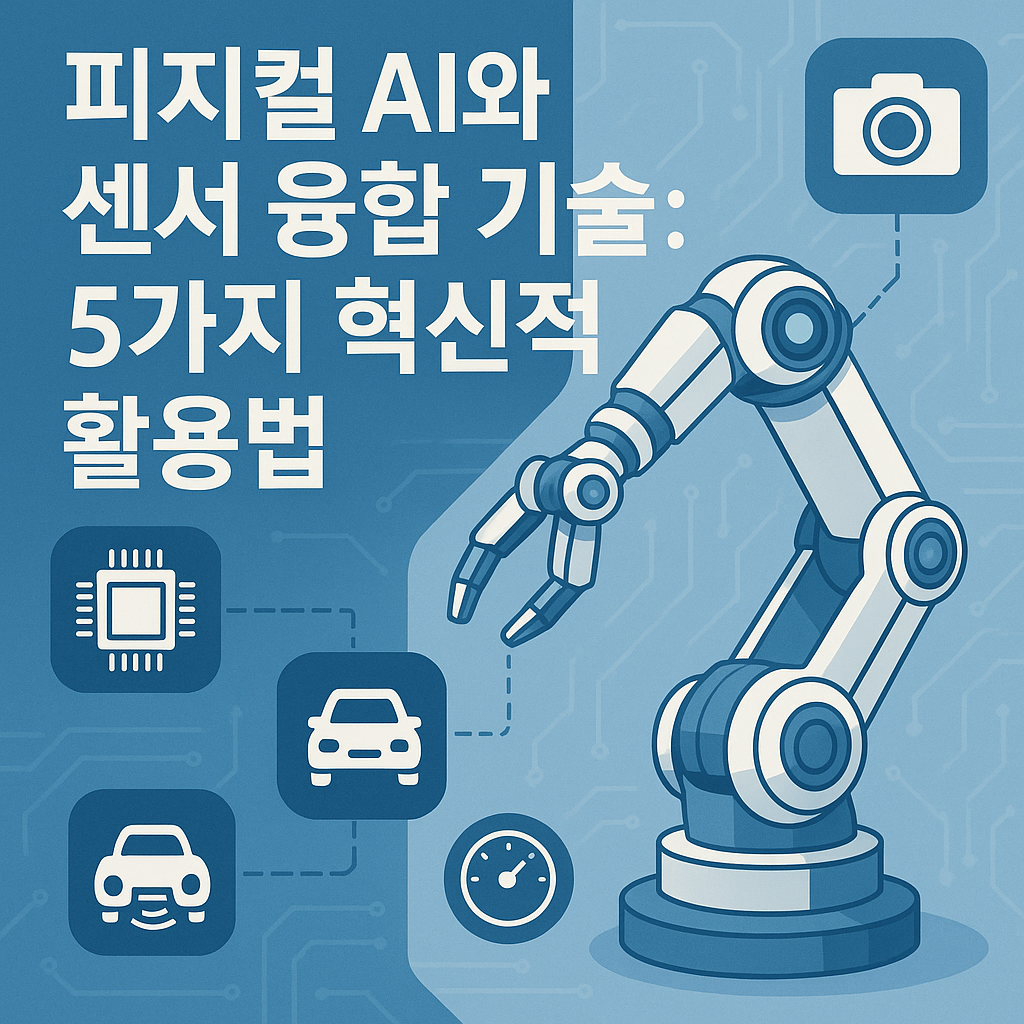 Illustration of 피지컬 AI와 센서 융합 기술: 5가지 혁신적 활용법