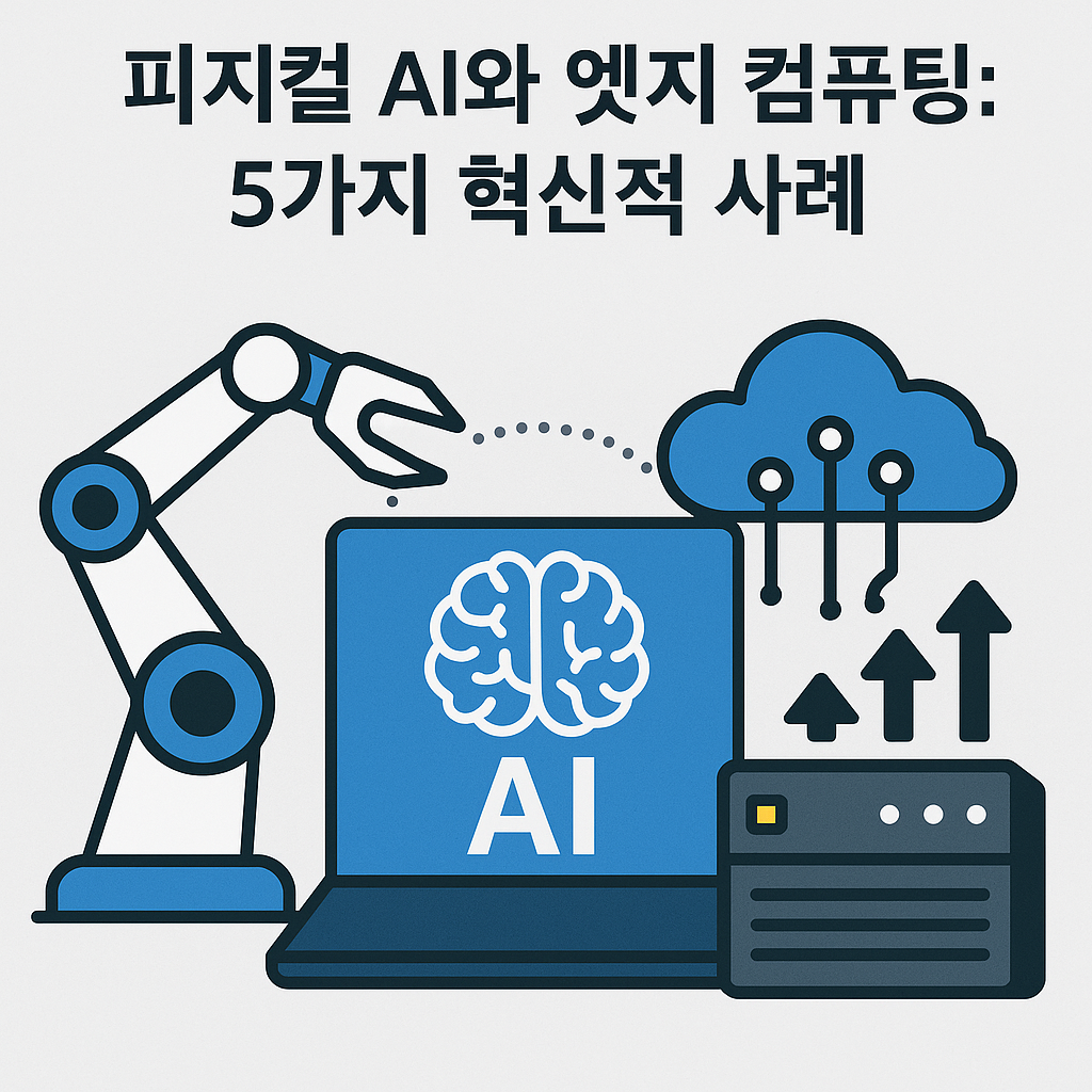 Illustration of 피지컬 AI와 엣지 컴퓨팅: 5가지 혁신적 사례