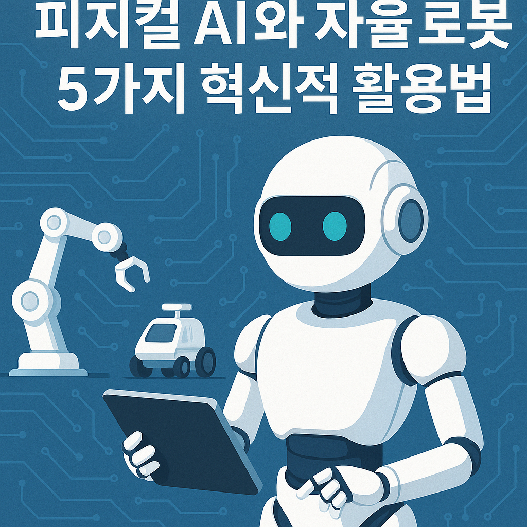 Illustration of 피지컬 AI와 자율 로봇: 5가지 혁신적 활용법