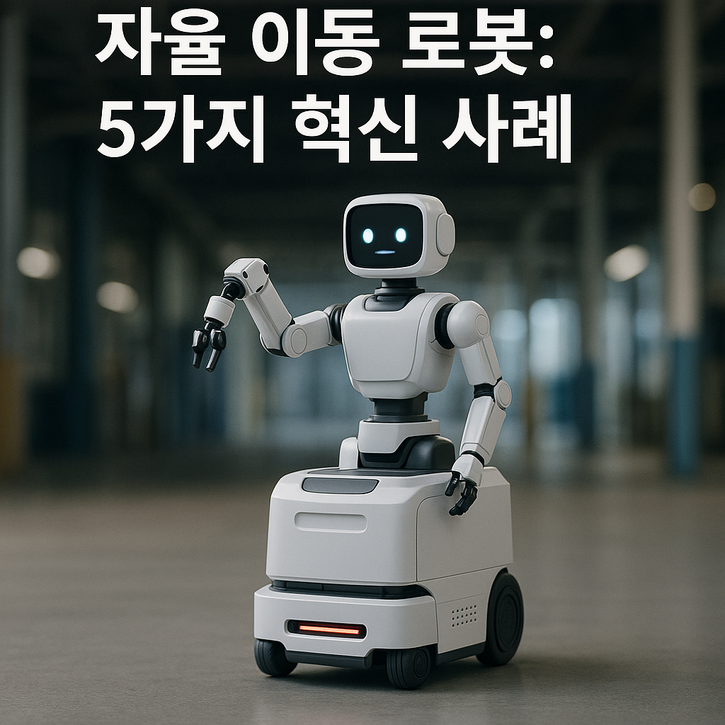 Illustration of 피지컬 AI와 자율 이동 로봇: 5가지 혁신 사례