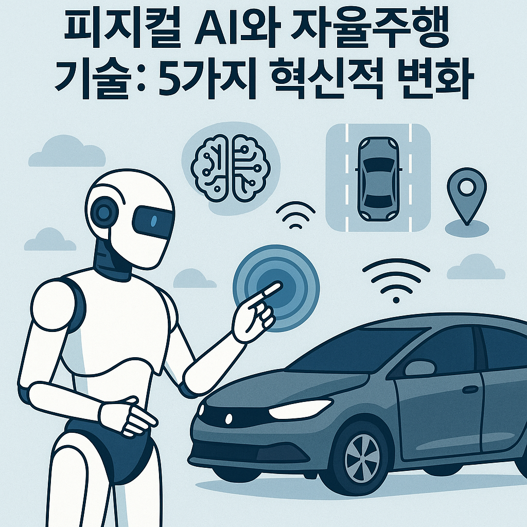 Illustration of 피지컬 AI와 자율주행 기술: 5가지 혁신적 변화